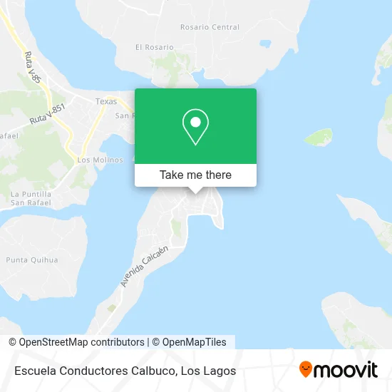 Escuela Conductores Calbuco map