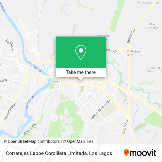Corretajes Labbe Cordillera Limitada map