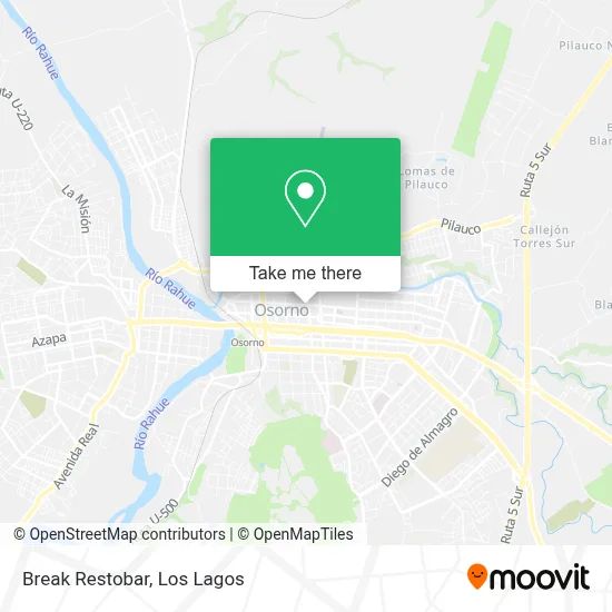 Break Restobar map