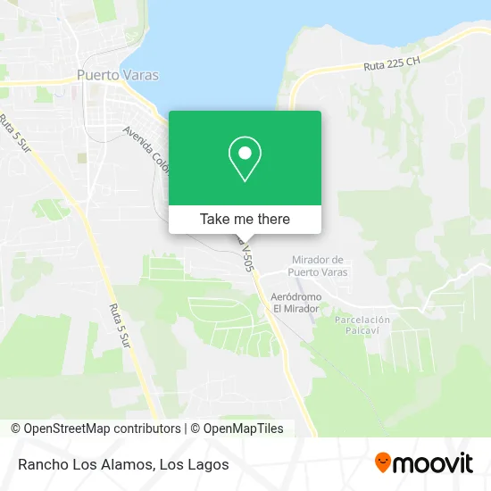 Rancho Los Alamos map