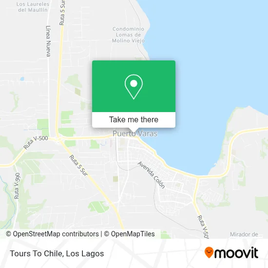 Tours To Chile map