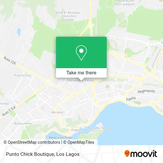 Punto Chick Boutique map