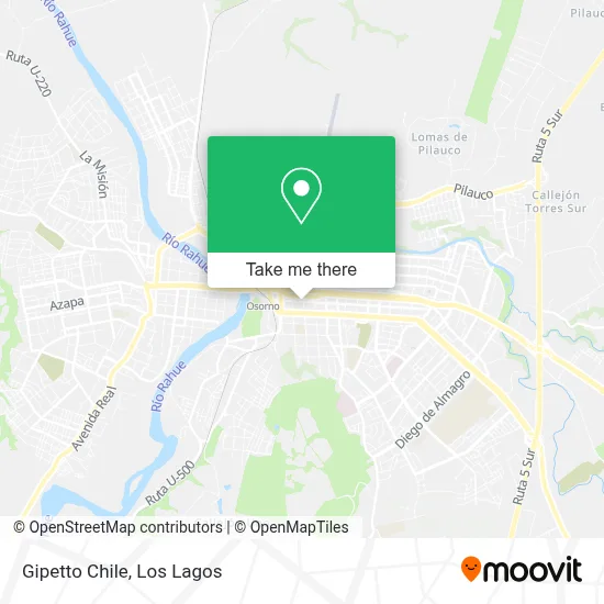 Gipetto Chile map
