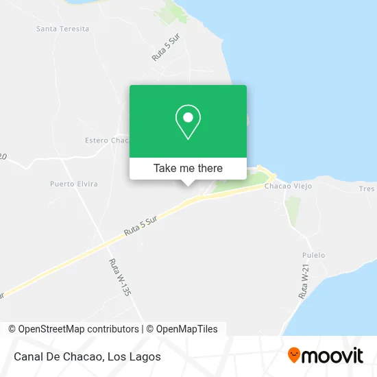 Canal De Chacao map