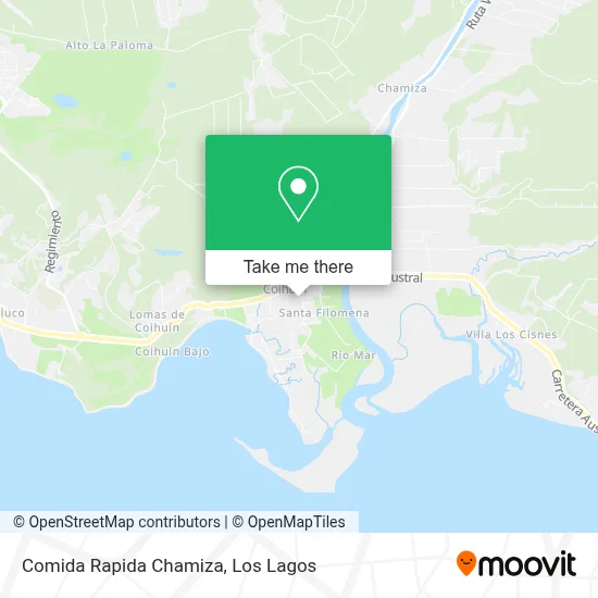 Comida Rapida Chamiza map