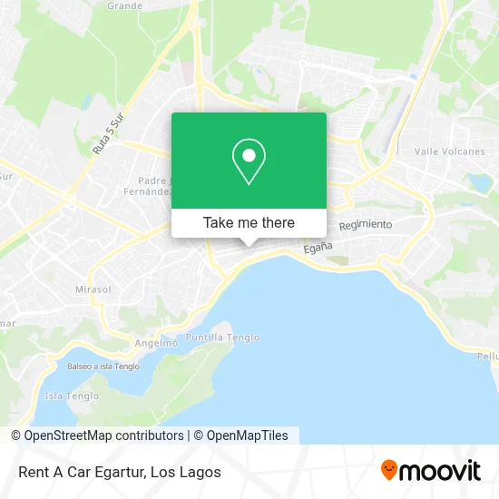 Rent A Car Egartur map