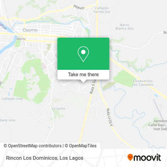 Rincon Los Dominicos map