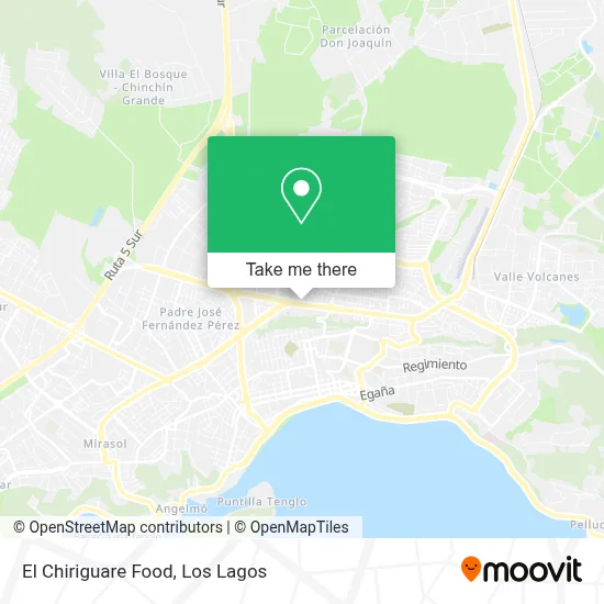 El Chiriguare Food map