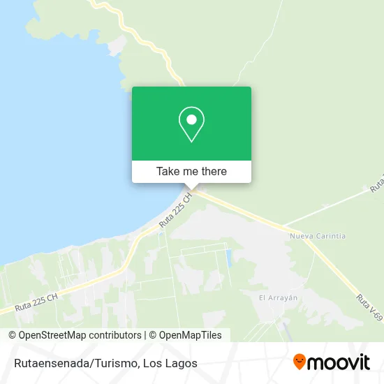 Rutaensenada/Turismo map