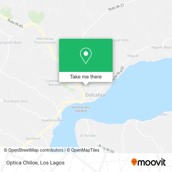 Optica Chiloe map