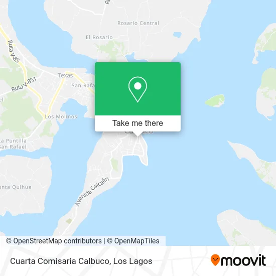 Cuarta Comisaria Calbuco map