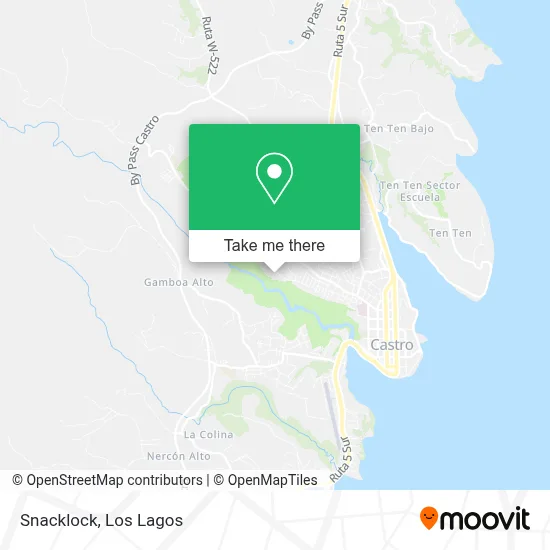 Snacklock map