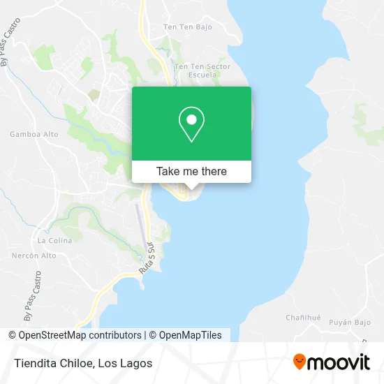 Tiendita Chiloe map