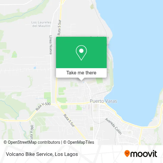 Volcano Bike Service map