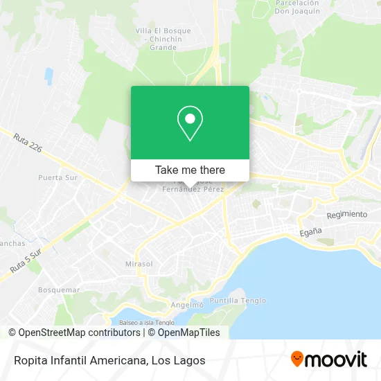 Ropita Infantil Americana map