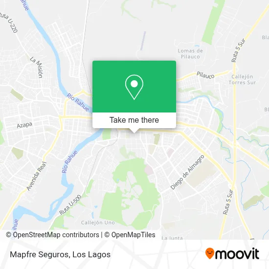 Mapfre Seguros map