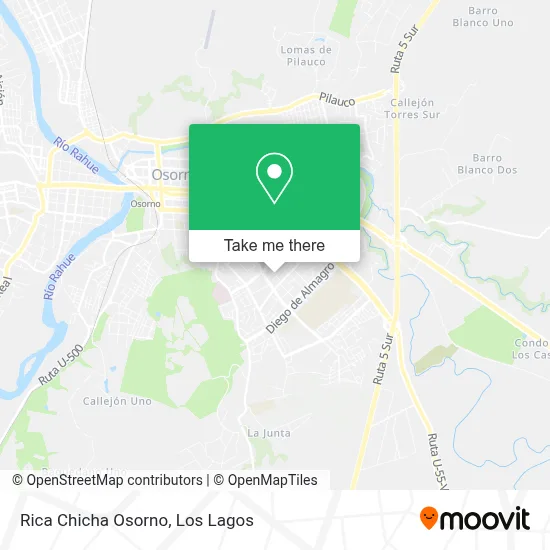 Rica Chicha Osorno map
