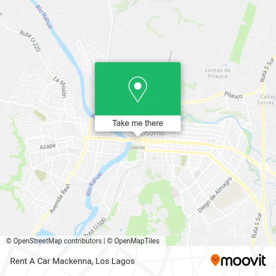 Rent A Car Mackenna map