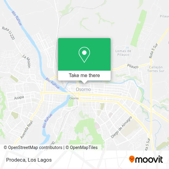 Prodeca map