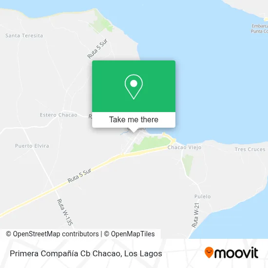 Primera Compañía Cb Chacao map