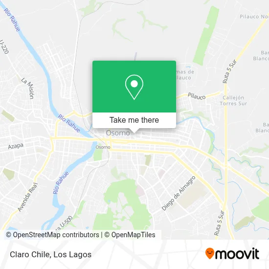 Claro Chile map