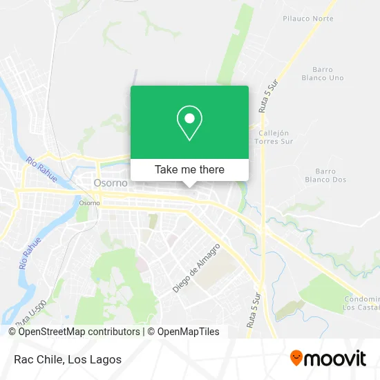 Rac Chile map