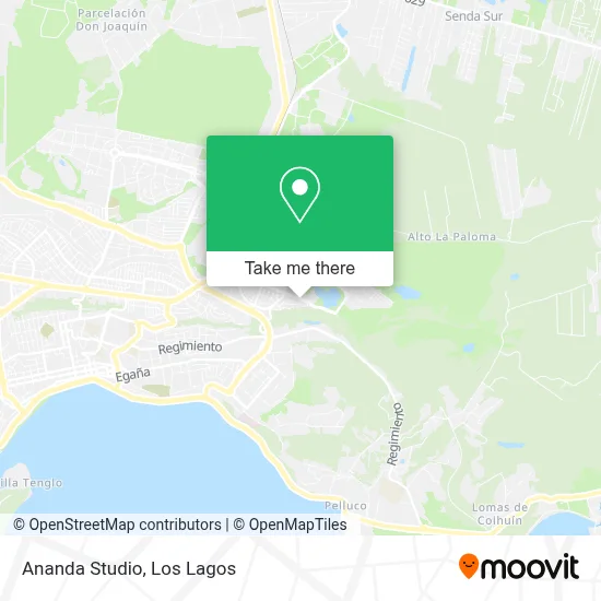 Ananda Studio map