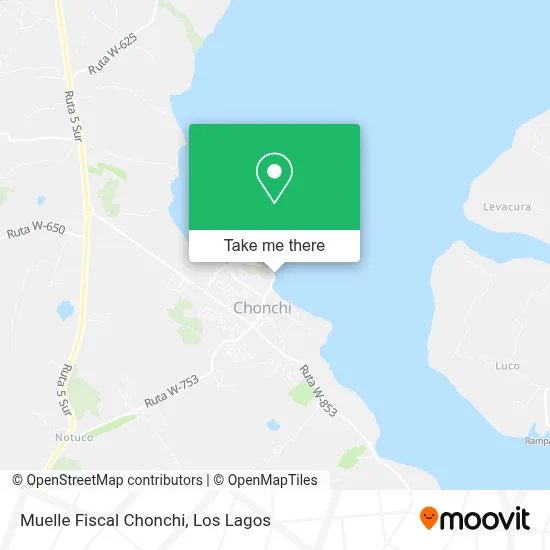 Muelle Fiscal Chonchi map