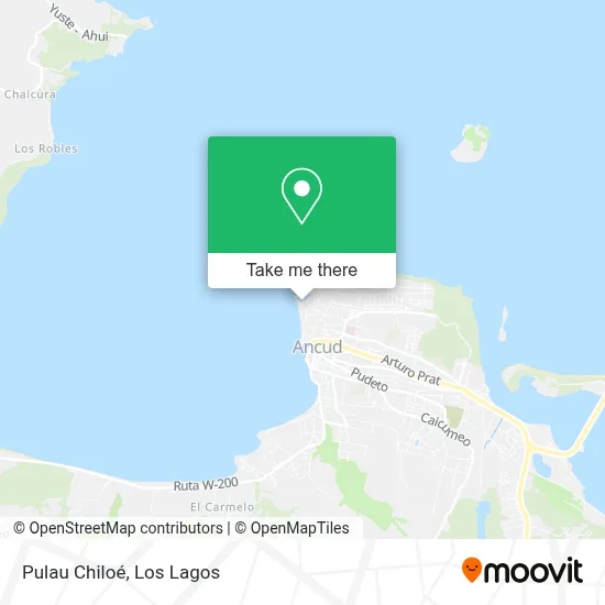 Pulau Chiloé map