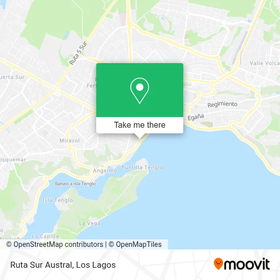 Ruta Sur Austral map