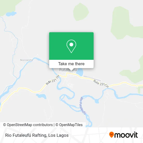Rio Futaleufú Rafting map