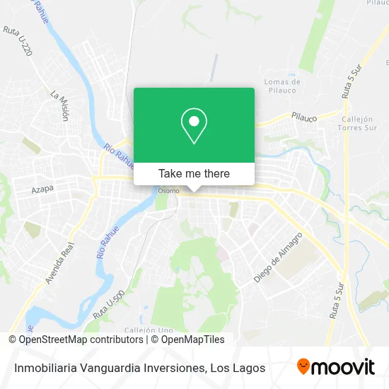 Inmobiliaria Vanguardia Inversiones map