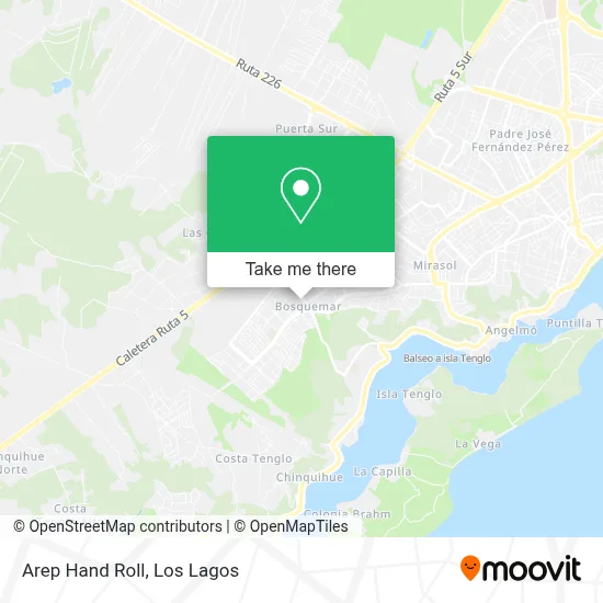 Arep Hand Roll map