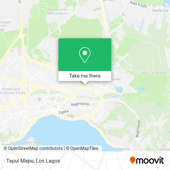 Tapul Mapu map