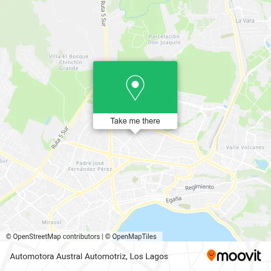 Automotora Austral Automotriz map