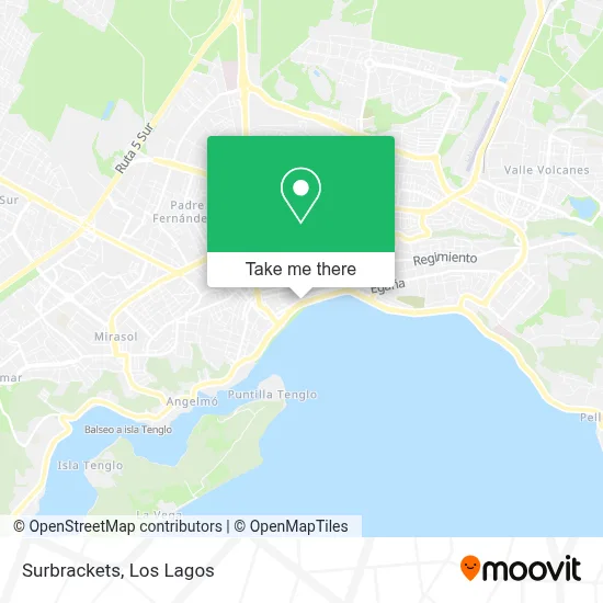 Surbrackets map