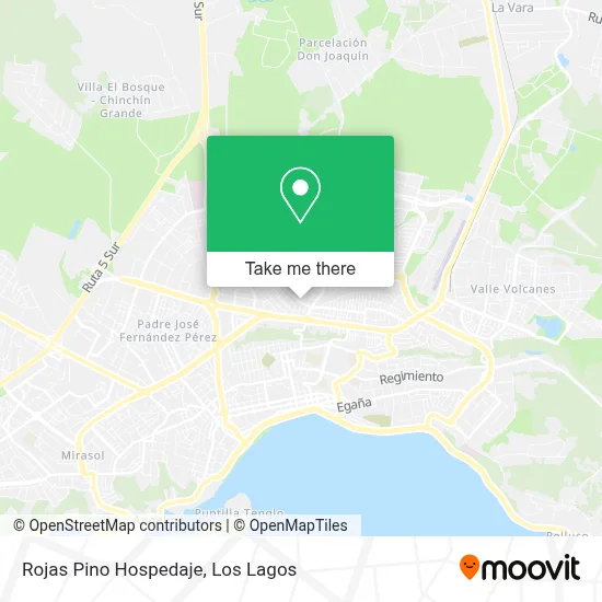 Rojas Pino Hospedaje map