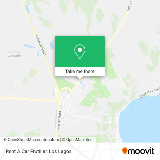 Rent A Car Frutillar map