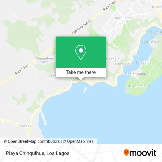 Playa Chinquihue map