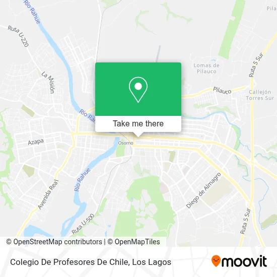 Colegio De Profesores De Chile map