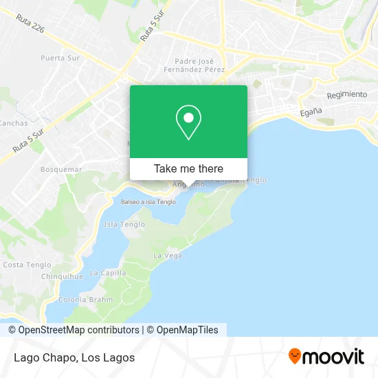 Lago Chapo map