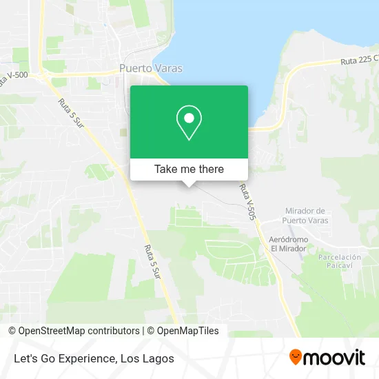 Let's Go Experience map