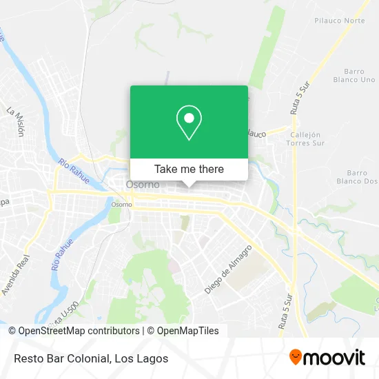 Resto Bar Colonial map