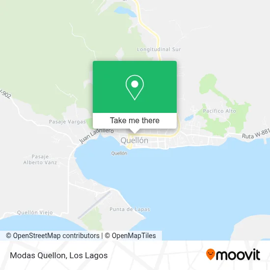 Modas Quellon map