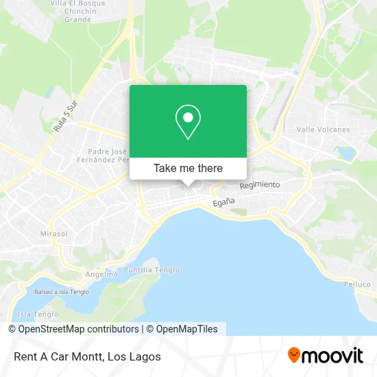 Rent A Car Montt map