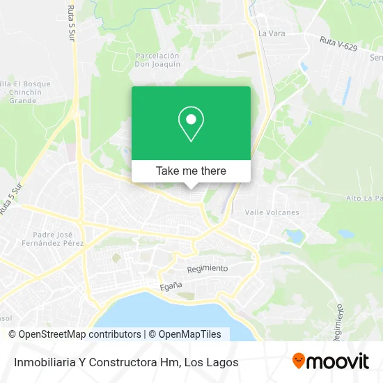 Inmobiliaria Y Constructora Hm map