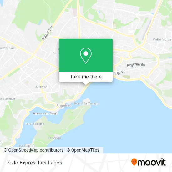 Pollo Expres map