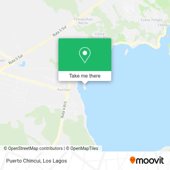 Puerto Chincui map