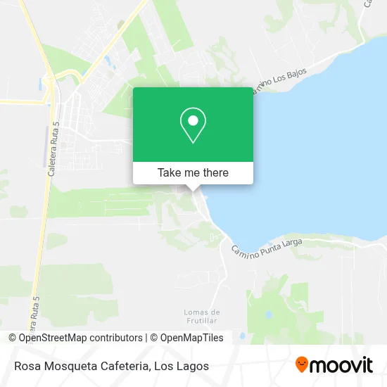 Rosa Mosqueta Cafeteria map