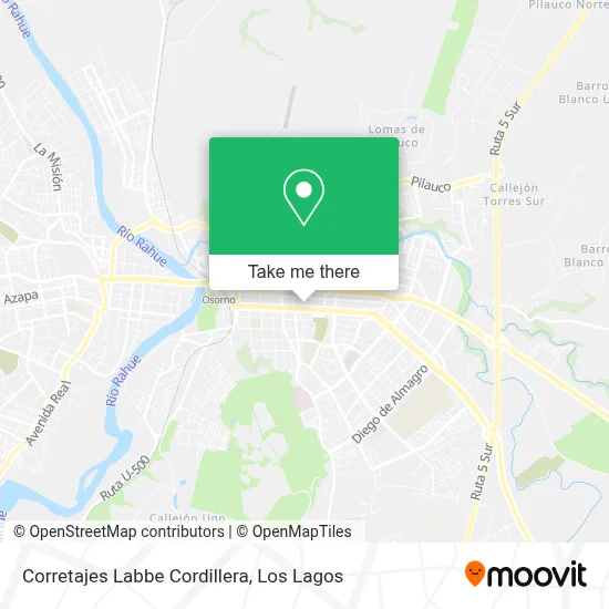 Corretajes Labbe Cordillera map